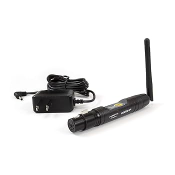 DMX512 ワイヤレストランスミッター バッテリー内蔵のワイヤレスdmx512トランスミッター,2.4g,dmx